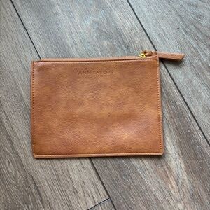 Ann Taylor brown clutch wallet